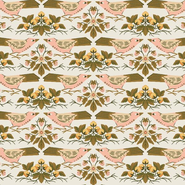Delightful Sparrows in Blossom