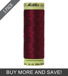 Cranberry (9240-0918) - Silk Finish Cotton 60wt - 220 Yards (5 Pack)