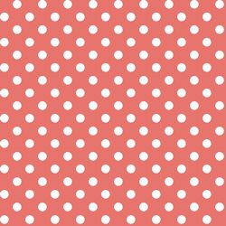 Candy Dot in Living Coral