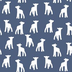 Lamb Silhouette in Midnight