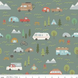 Campers in Green