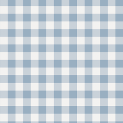 Gingham in Cornflower Blue