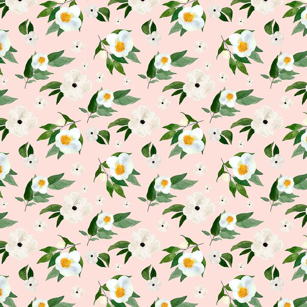 Small Spring Blooms in Sunrise Pink