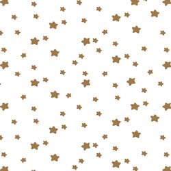 Star Light in Ochre on White