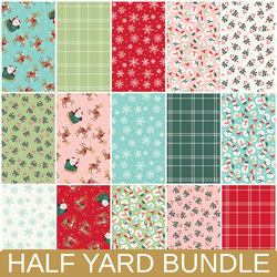 The North Pole Flannel Half Yard Bundle
