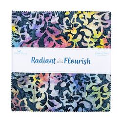 Expressions Batiks 10" Square Pack in Radiant Flourish