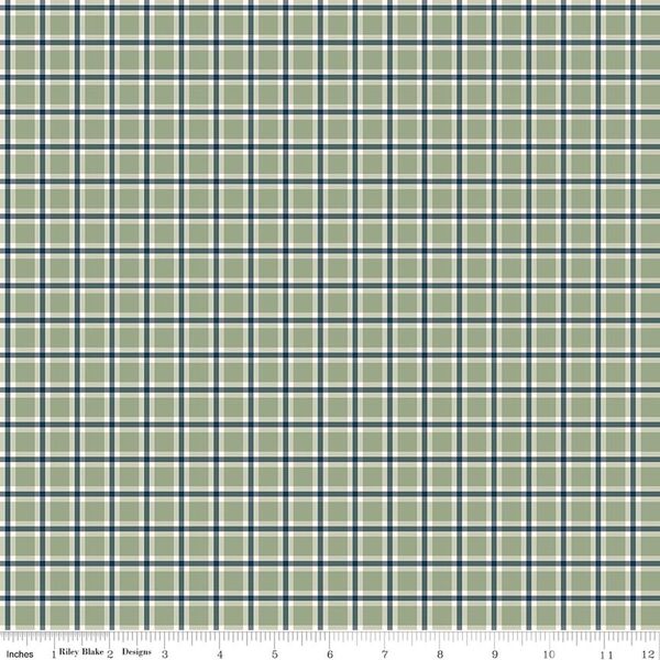 Plaid in Sage