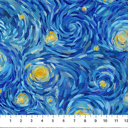 Night Sky in Dark Blue