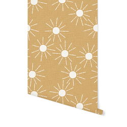 Woven Suns in Mustard