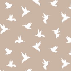 Hummingbird Silhouette in Sand