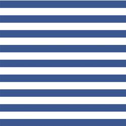 Horizontal Candy Stripe in Blue Jay