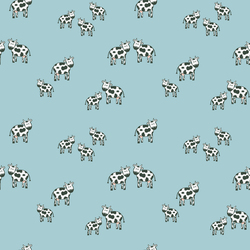When the Cows Come Home in Blue Skies