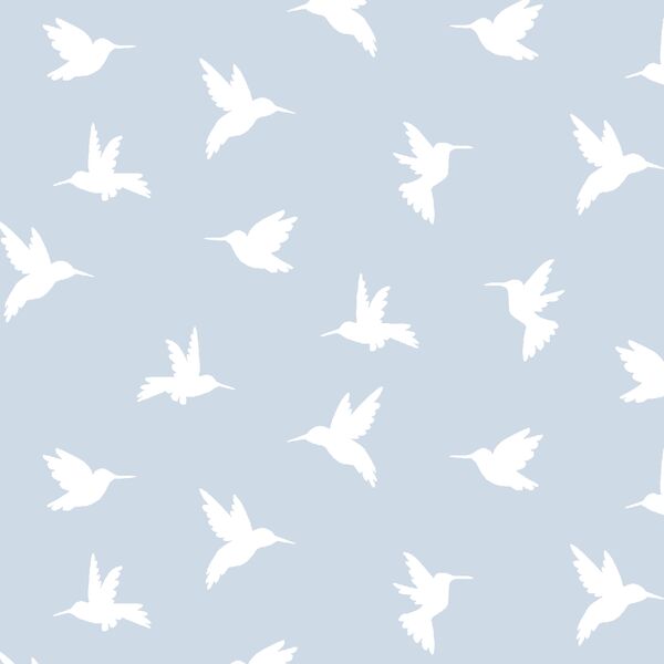 Hummingbird Silhouette in Cirrus