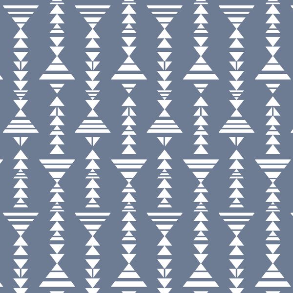 Little Tribal Stripe in Dove