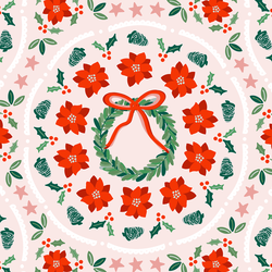 Garden Noel in Slipper Pink