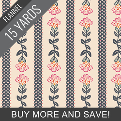 Harmonious Living Flannel in Multi - 15 Yard Bolt