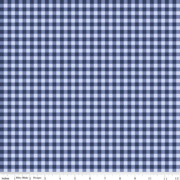 Plaid in Navy
