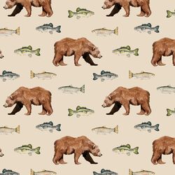 River Bear in Wild
