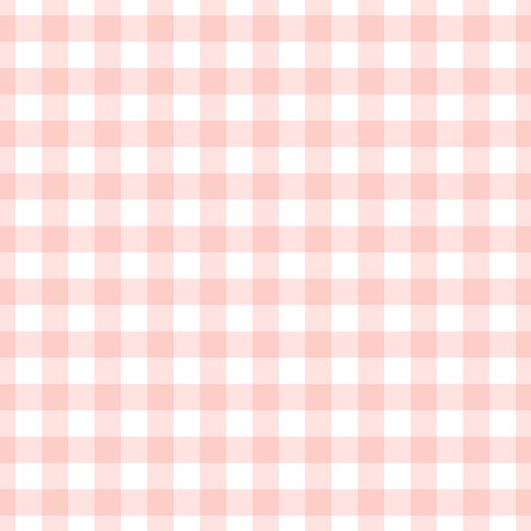 Large Summer Gingham in Petal Pink