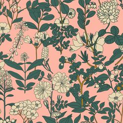 Large Forest Floral in Bloom