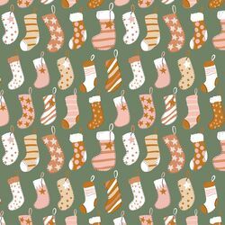 Stockings in Pine Green