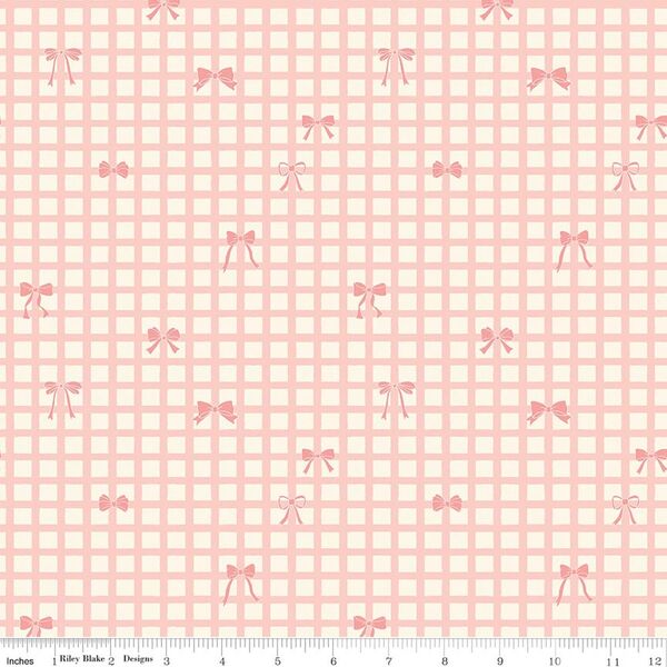 Gingham in Peaches 