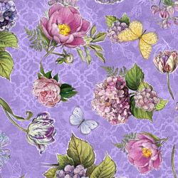 Large Floral in Purple