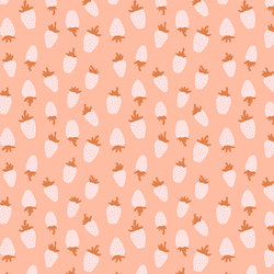 Very Berry Strawberries in Peaches and Cream