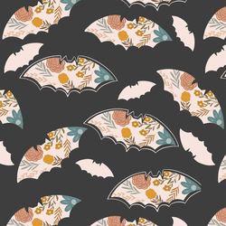 Bat Blooms in Obsidian