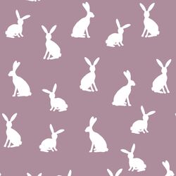 Cottontail Silhouette in Celestial