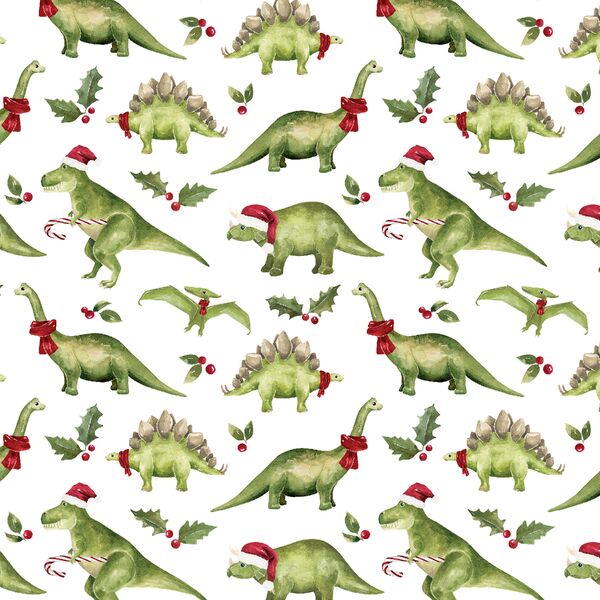 Christmas Dinos in Prehistoric