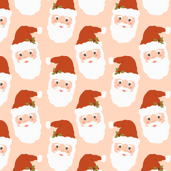 It's Santa in Blush