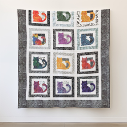 Expressions Batiks Feline Groovy Quilt Kit