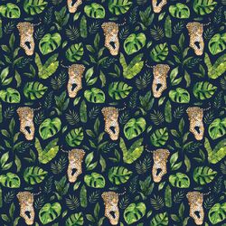Little Jungle Jaguar in Navy