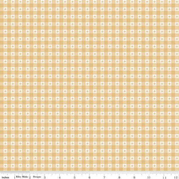 Gingham in Honey