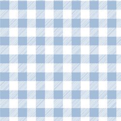 Medium Buffalo Plaid in Water