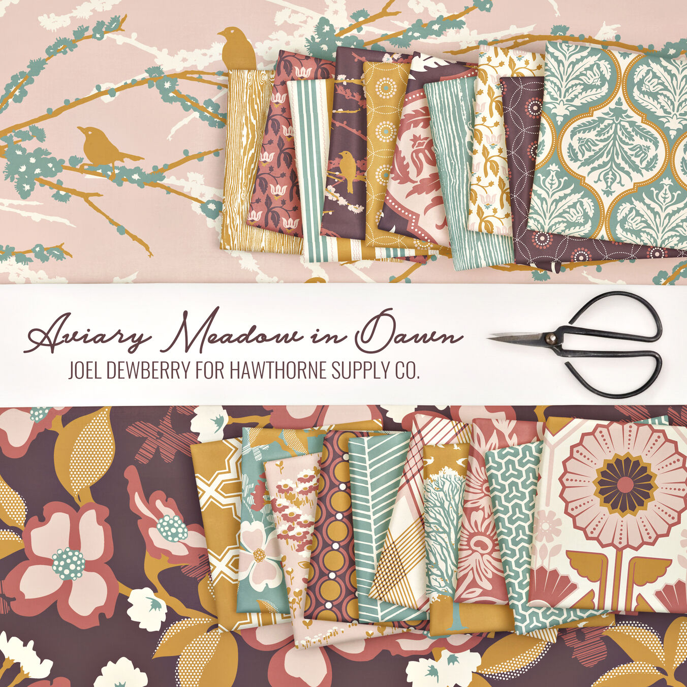 Aviary Meadow in Dawn Poster Image