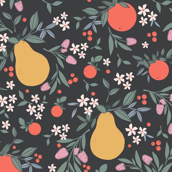 Blooming Orchard in Berry Bright