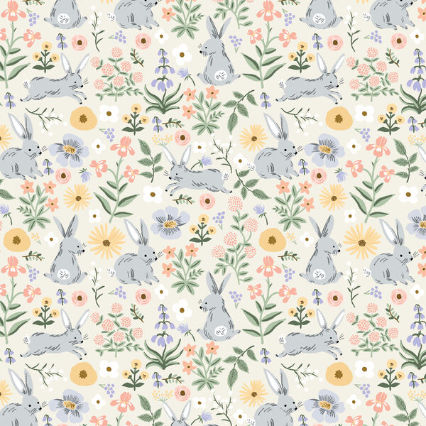 Bunny Floral in Cream