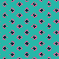 Aztec Diamond in Turquoise