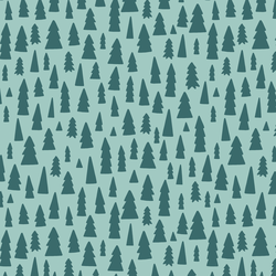 Pine Forest in Mist