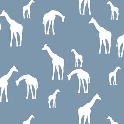 Giraffe Silhouette in Dusk