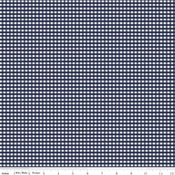 1/8" Gingham in Navy