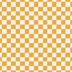 Vintage Checkers in Mustard