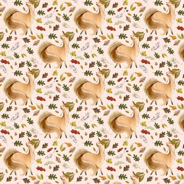 Little Friendly Fox in Soft Peach
