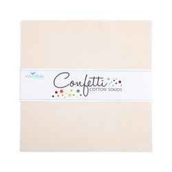 Confetti Cotton 10" Square Pack in Ivory