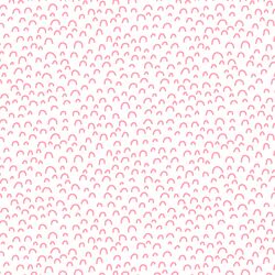 Doodle in Rose Pink on White