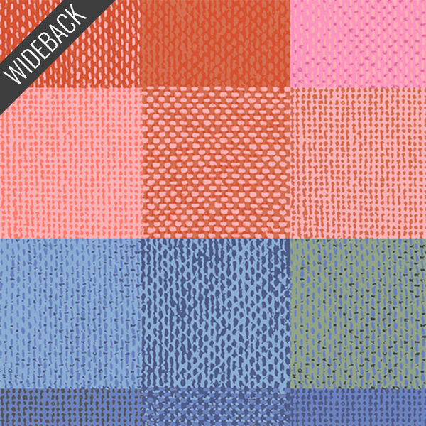 Simple Squares Wideback in Multi