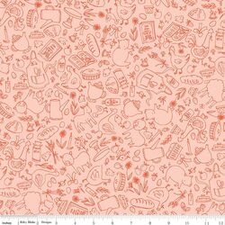 Farm Outlines in Pink