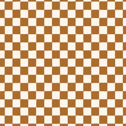 Organic Checkerboard in Copper Brown